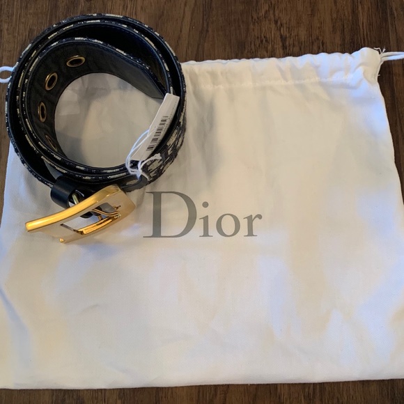Authentic Large Diorquake Logo Belt - Picture 7 of 11
